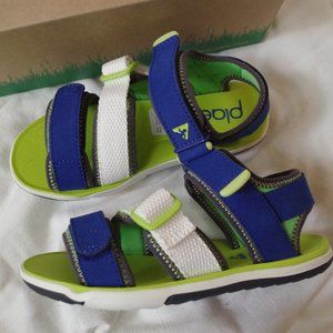 PLAE "Wes" kids sandals in Flux Lime sz kids 12